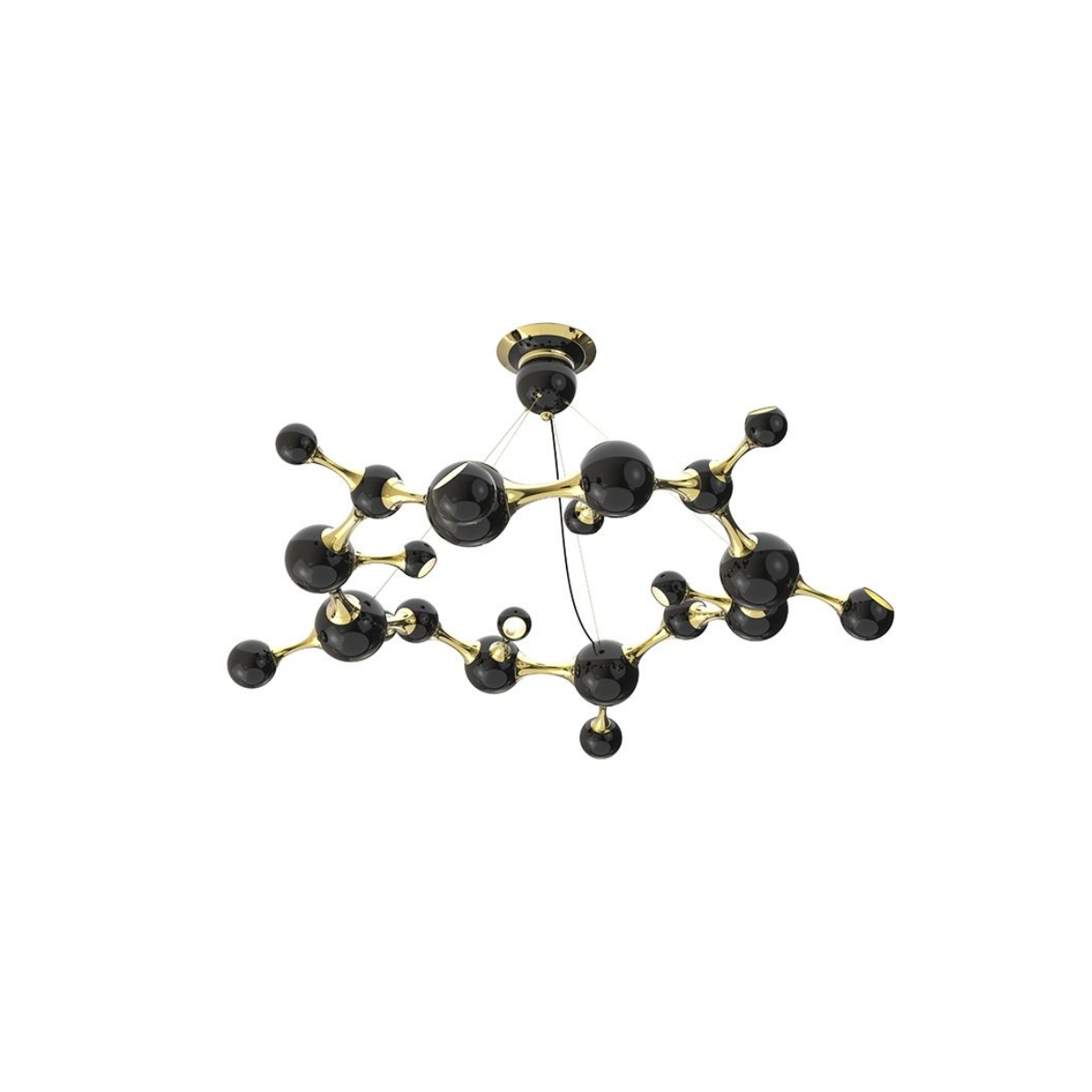 Atomic Round Suspension Lamp Delightfull