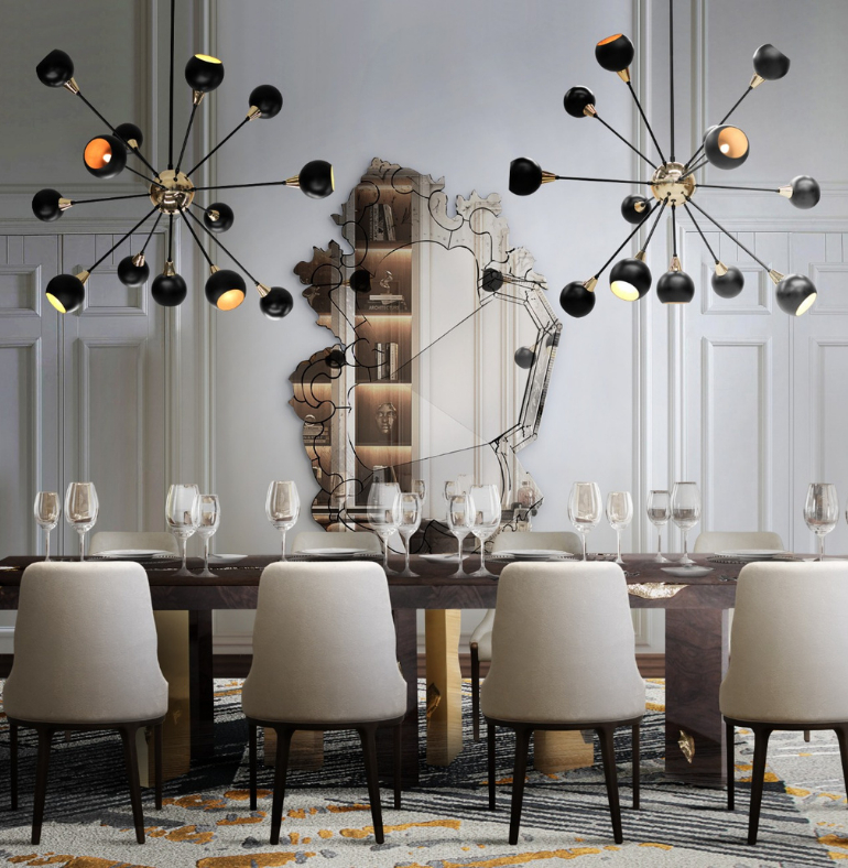 covet lighting dining room suspension lamps