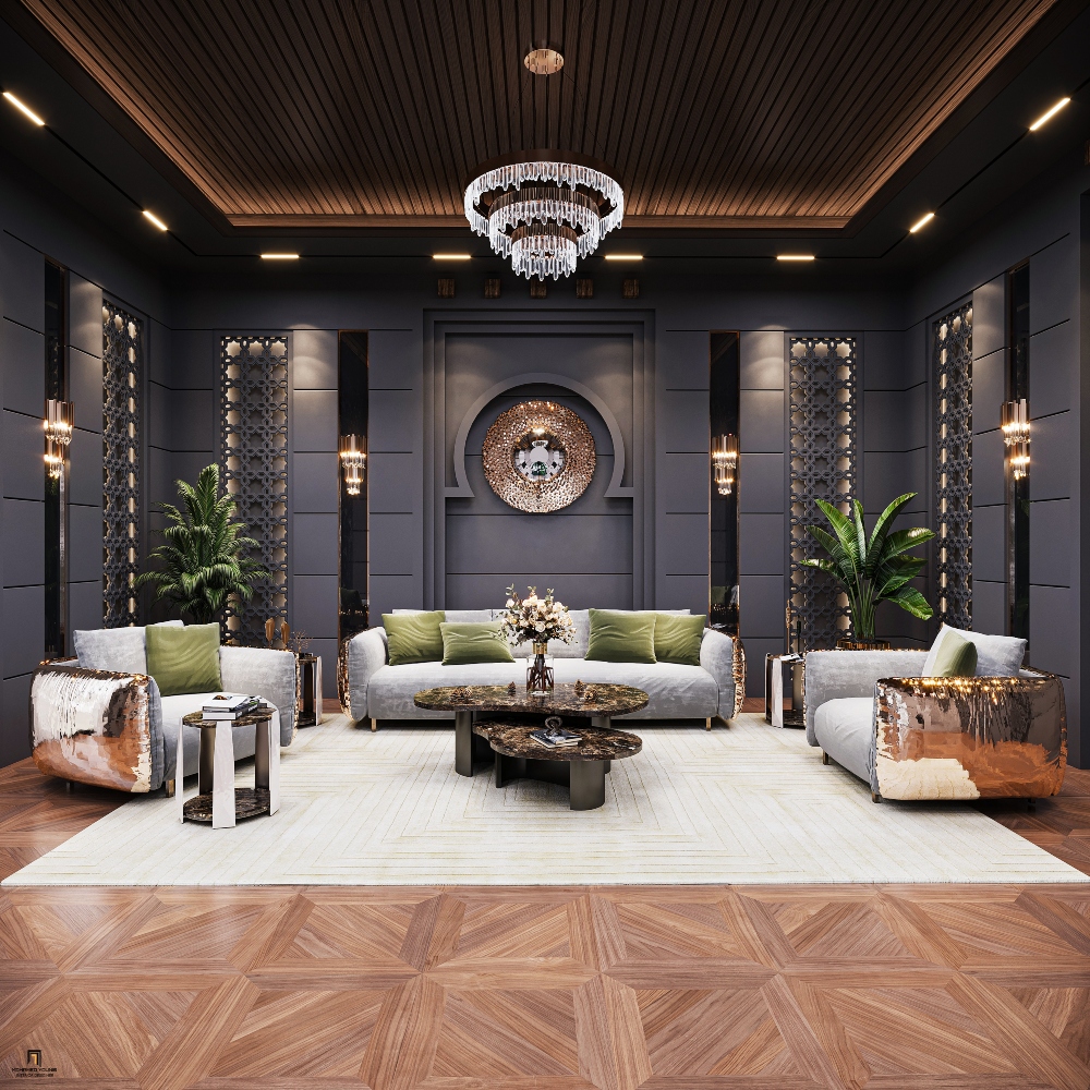 Living Room Lighting: Luxury Modern Project